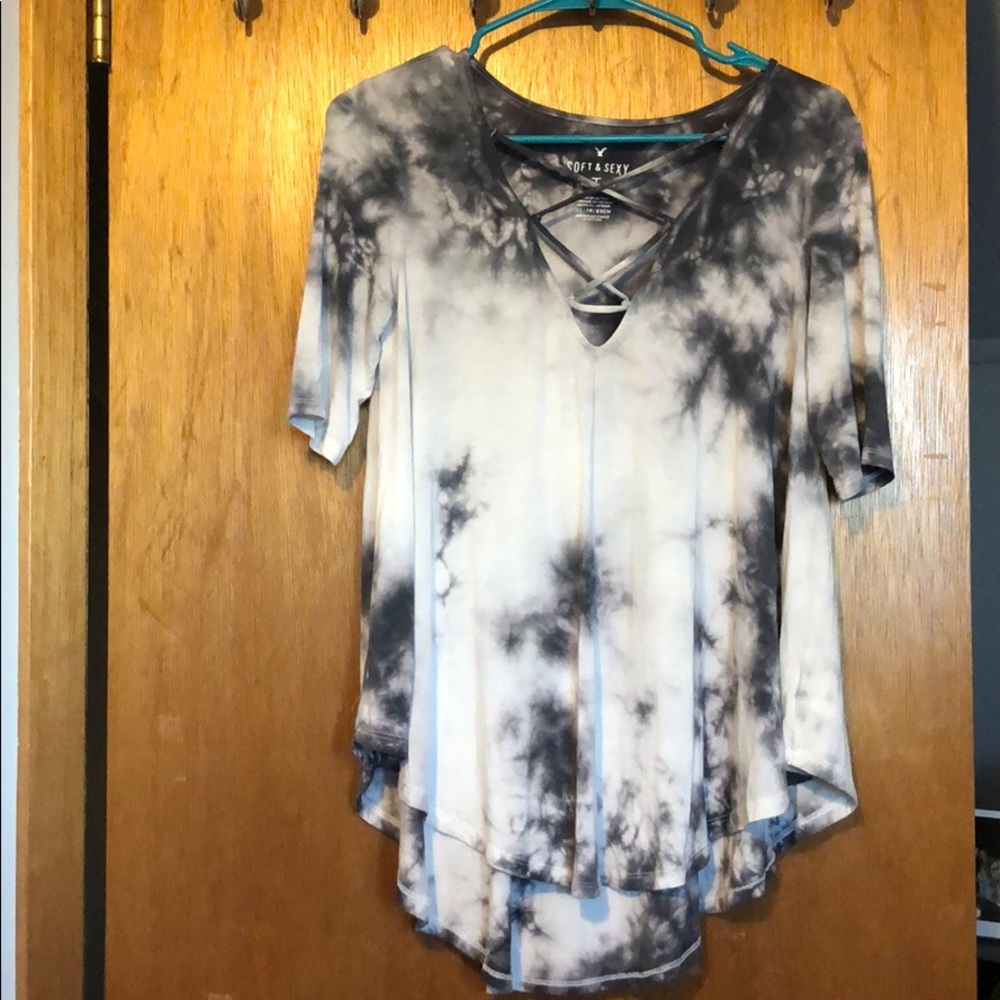 American Eagle tie dye top
